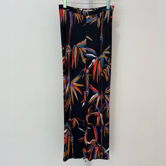 EMILIO PUCCI BLACK BAMBOO PRINT PANTS SIZE IT 44 / US 10 - Picture 6 of 15